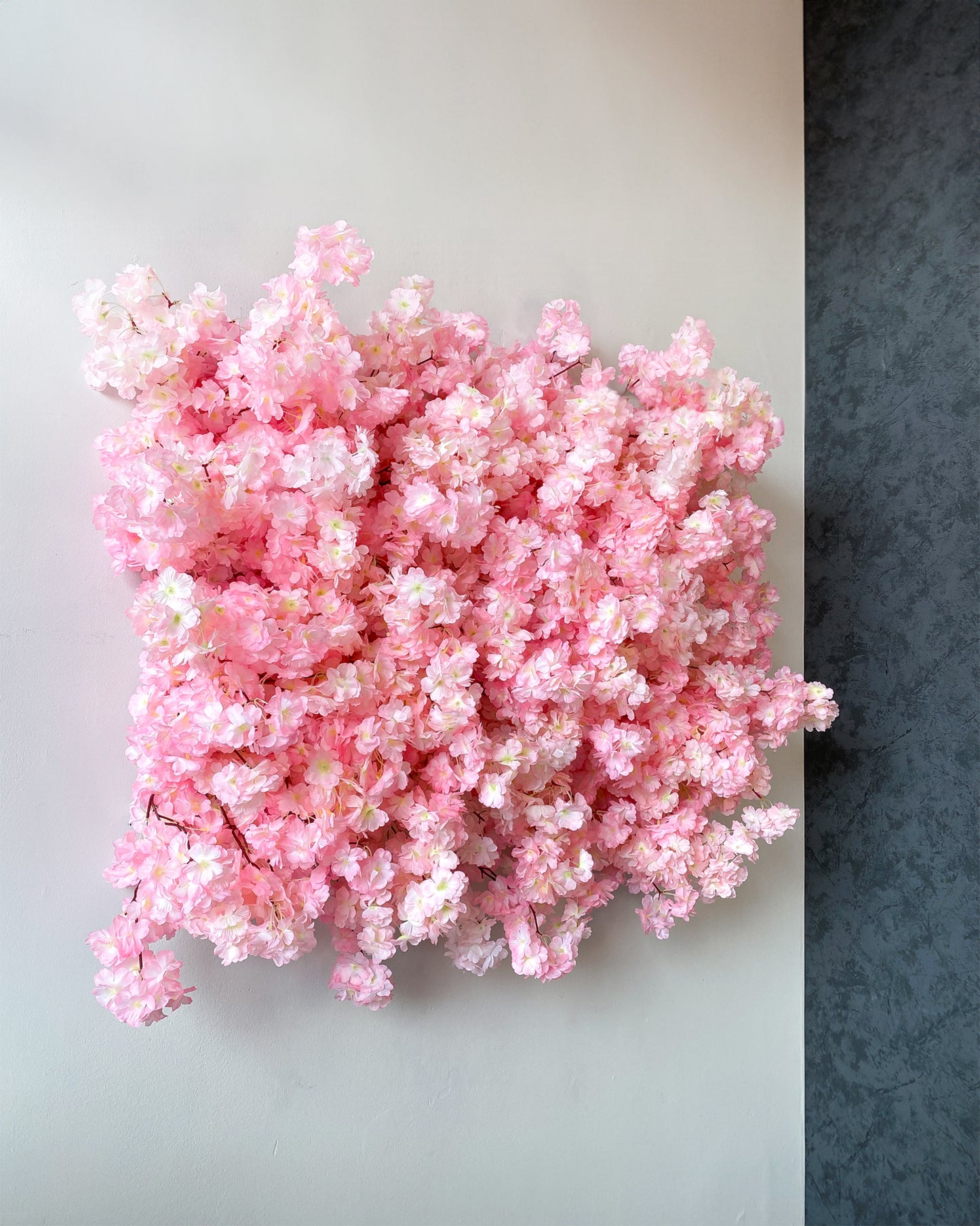 Blumenwand „CHERRY LADY“ aus Realtouch Kunstpflanzen