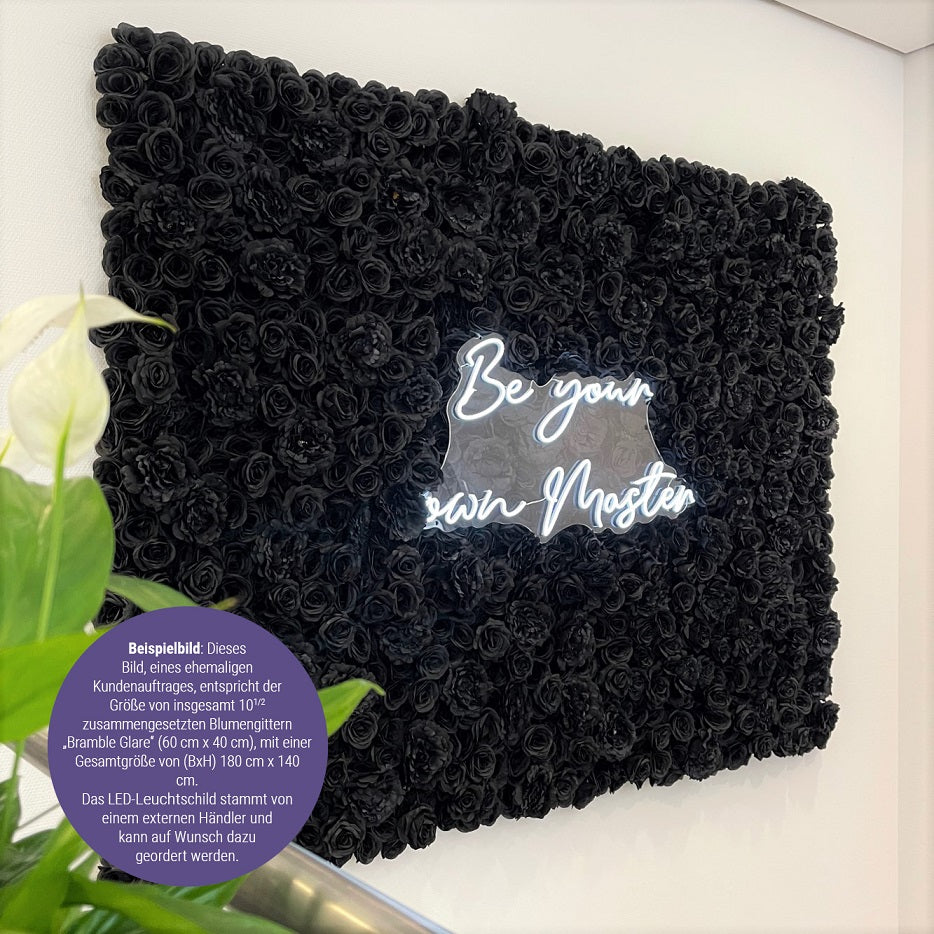 Blumenpanel "BRAMBLE GLARE" aus Realtouch Kunstpflanzen