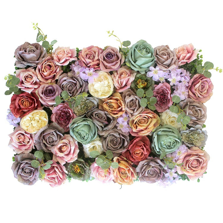 Blumenpanel "HAZELROSE" aus Realtouch Kunstpflanzen