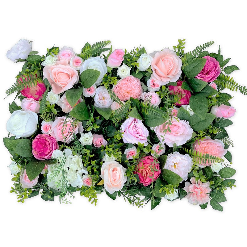 Blumenpanel "RASPBERRY GARDEN" aus Realtouch Kunstpflanzen