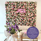 Blumenpanel "RASPBERRY GARDEN" aus Realtouch Kunstpflanzen