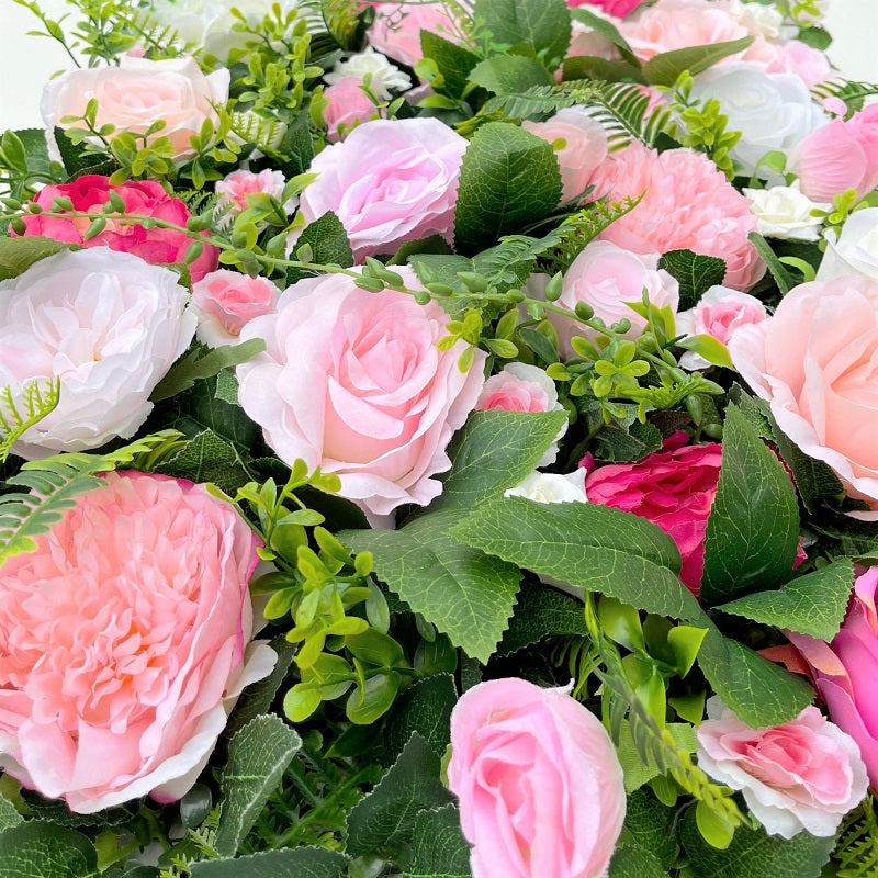 Blumenpanel "RASPBERRY GARDEN" aus Realtouch Kunstpflanzen