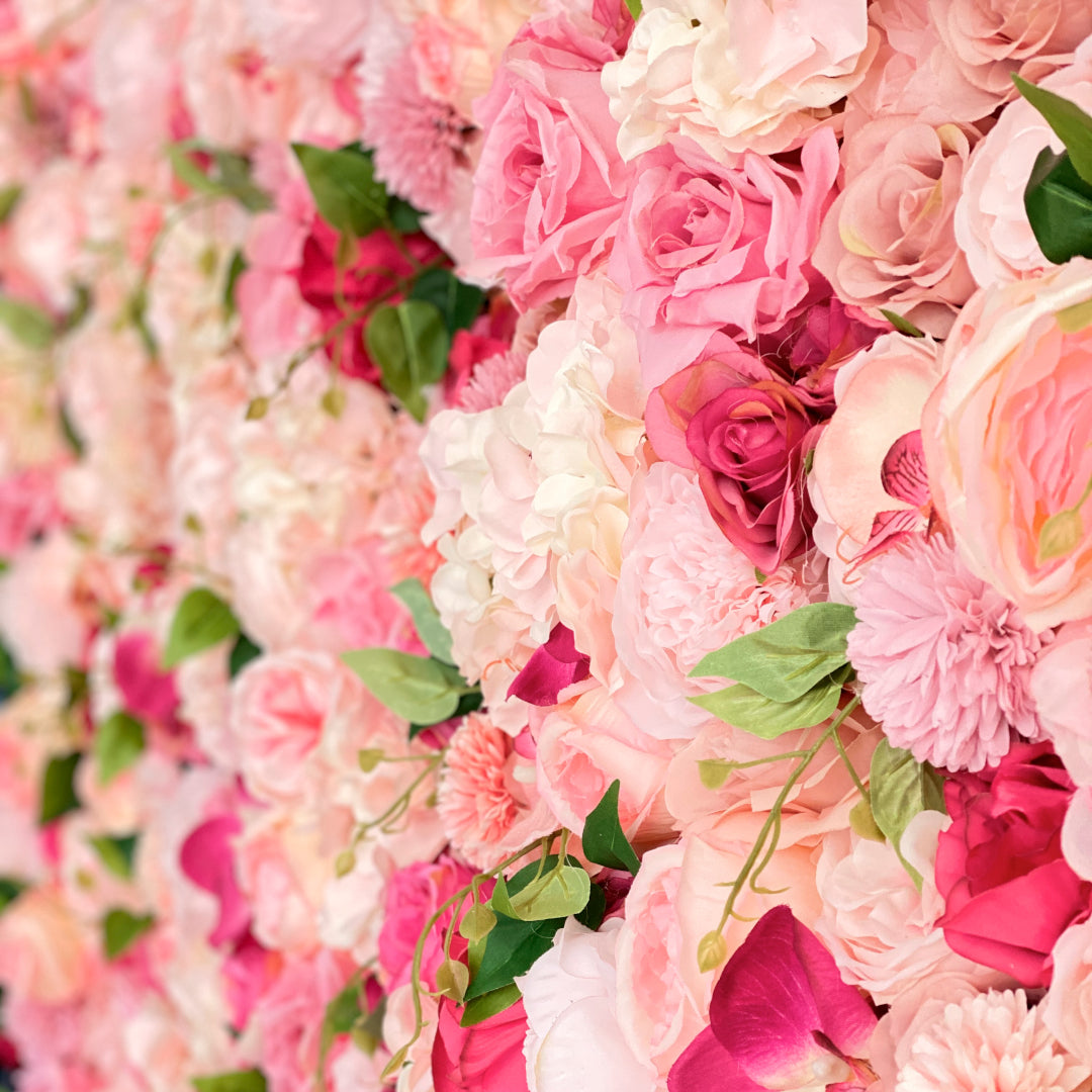 Blumenpanel "SWEET PASSION" aus Realtouch Kunstpflanzen