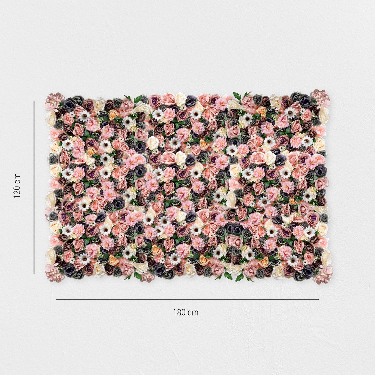 Blumenwand „AUTUMN BREEZE“ aus Realtouch Kunstpflanzen