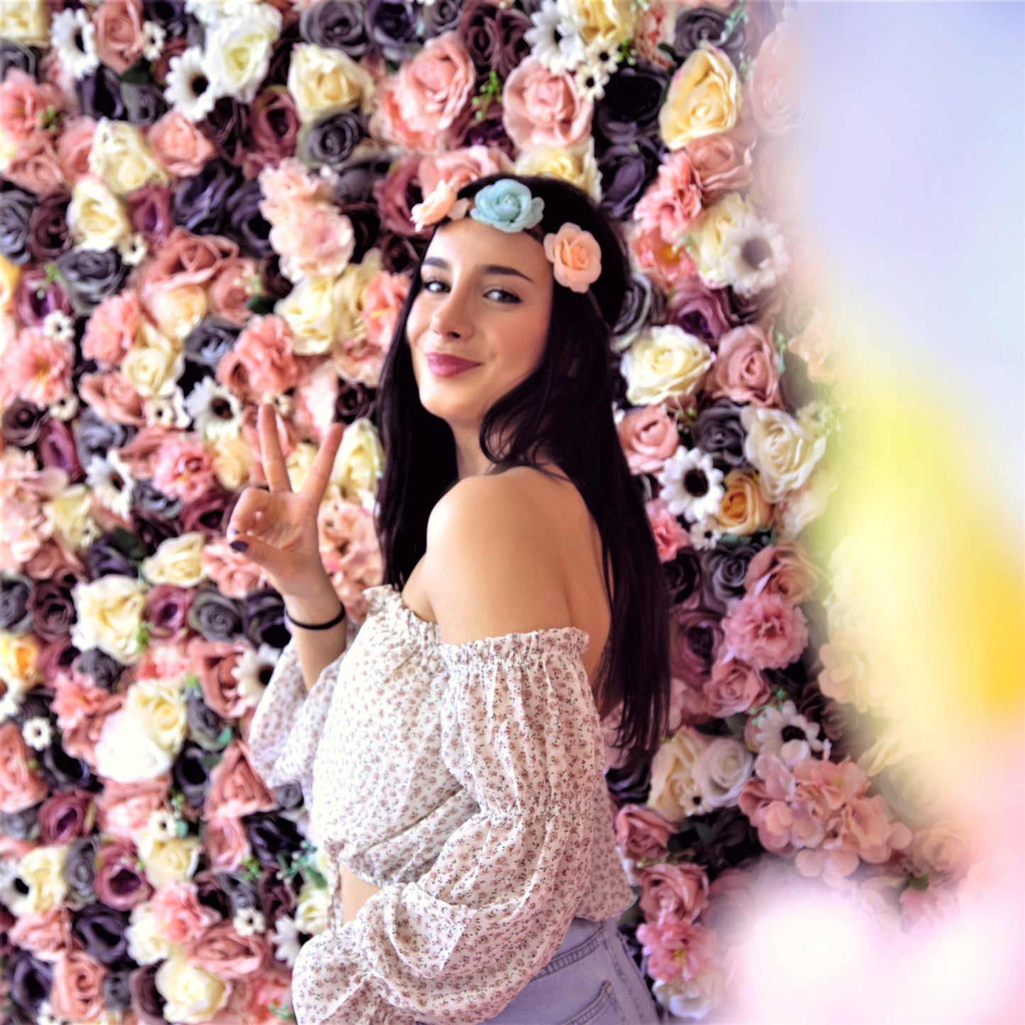 Blumenpanel "AUTUMN BREEZE" aus Realtouch Kunstpflanzen