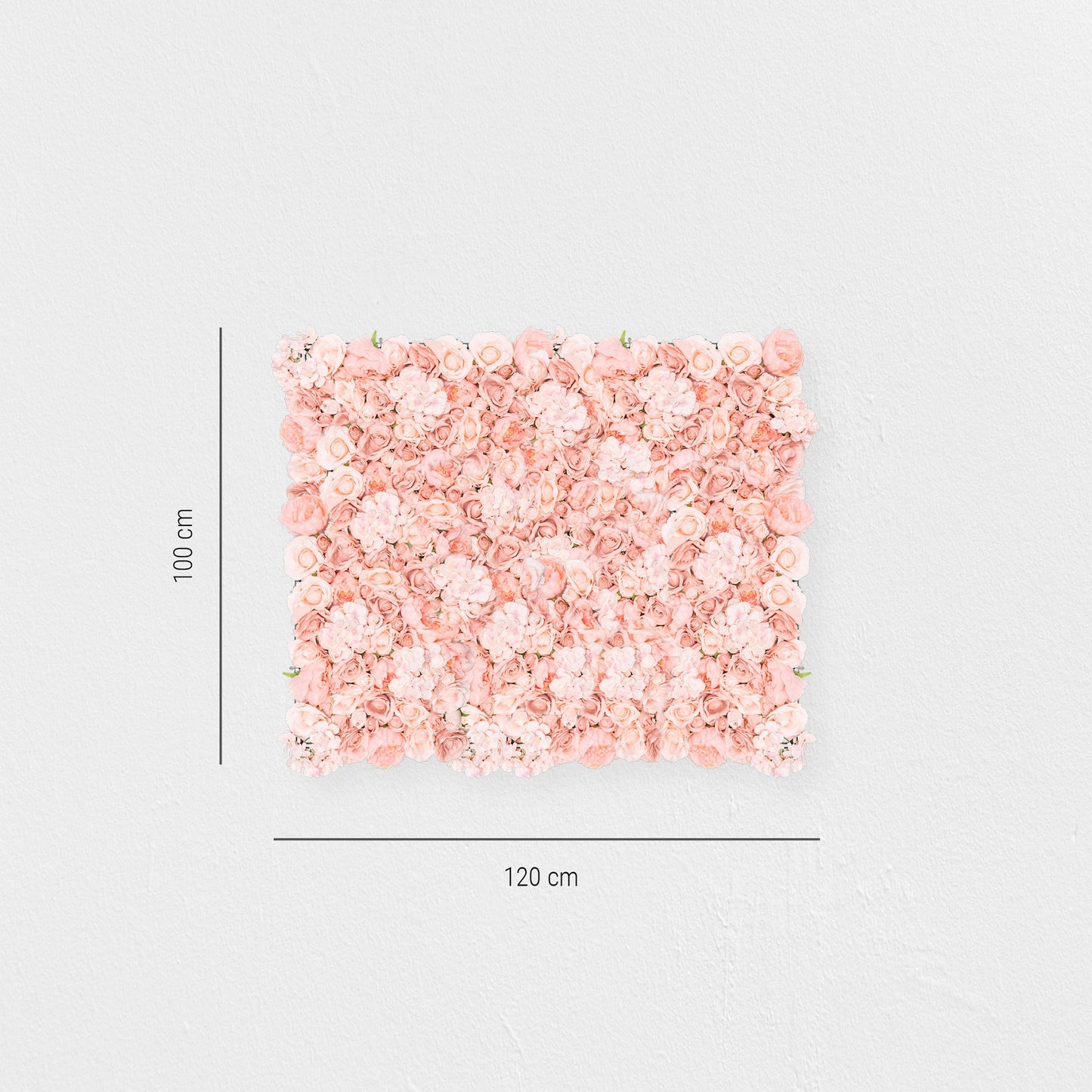 Blumenwand „FABULOUS PRINCESS“ aus Realtouch Kunstpflanzen