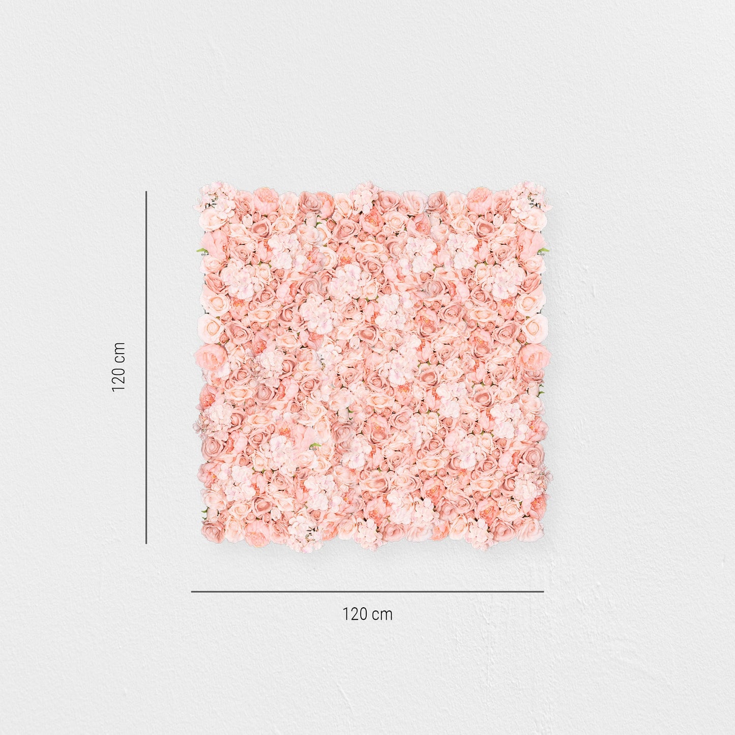 Blumenwand „FABULOUS PRINCESS“ aus Realtouch Kunstpflanzen