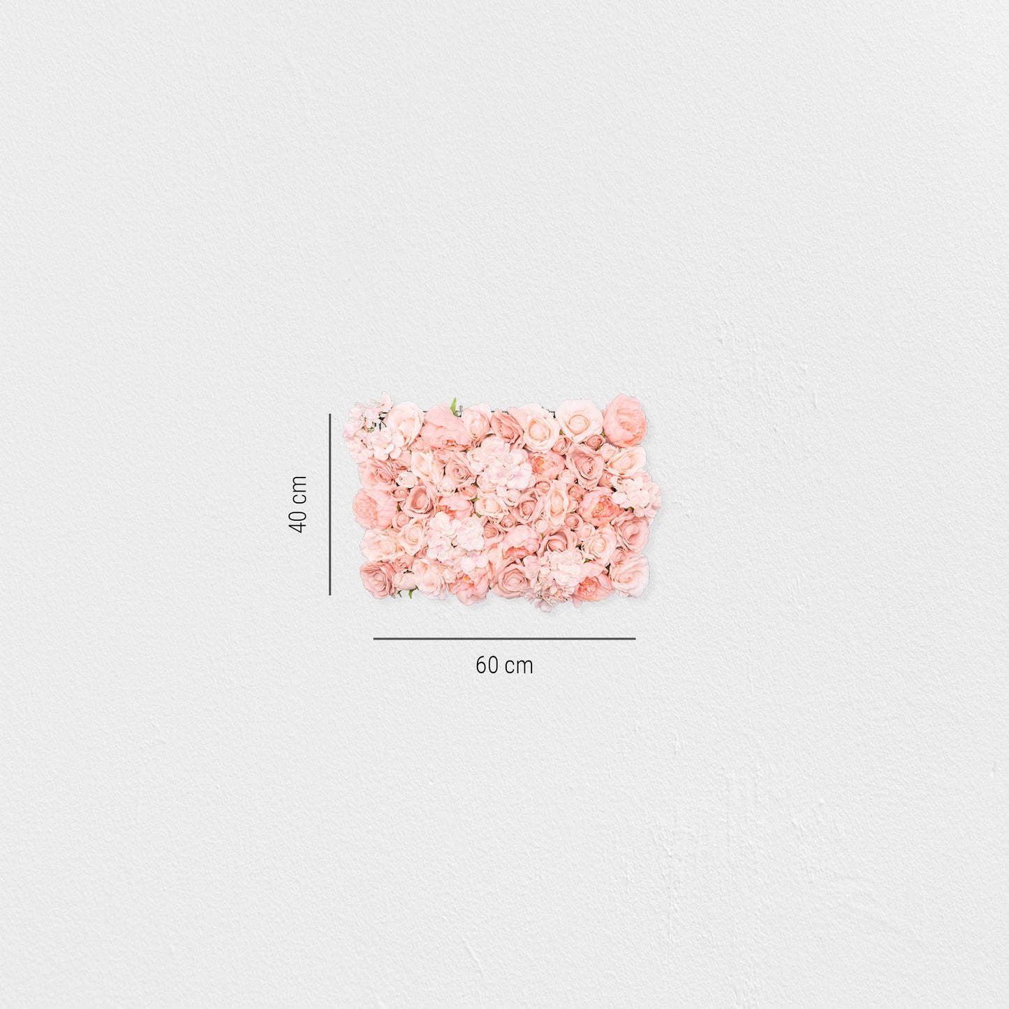 Blumenpanel "FABULOUS PRINCESS" aus Realtouch Kunstpflanzen