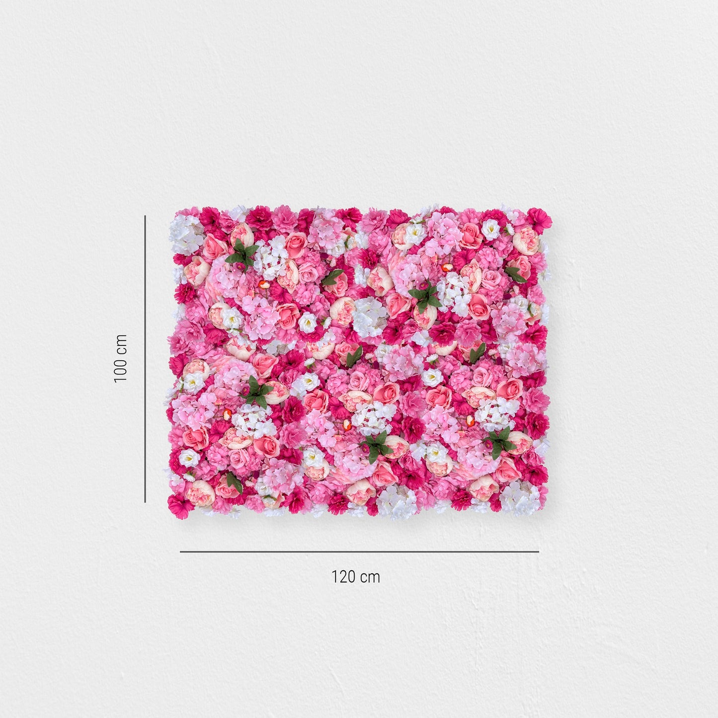 Blumenwand „MISS ROYAL“ aus Realtouch Kunstpflanzen