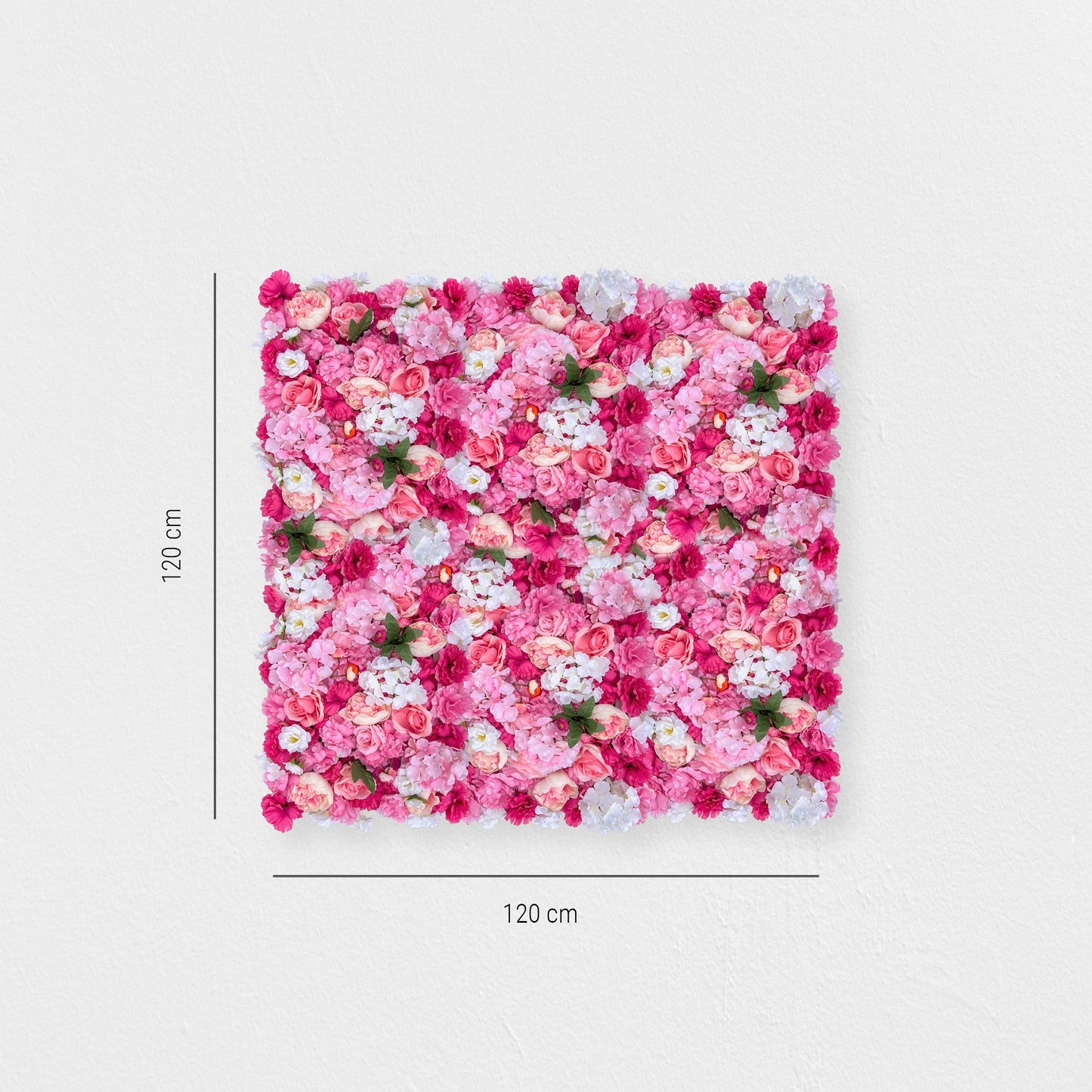Blumenwand „MISS ROYAL“ aus Realtouch Kunstpflanzen