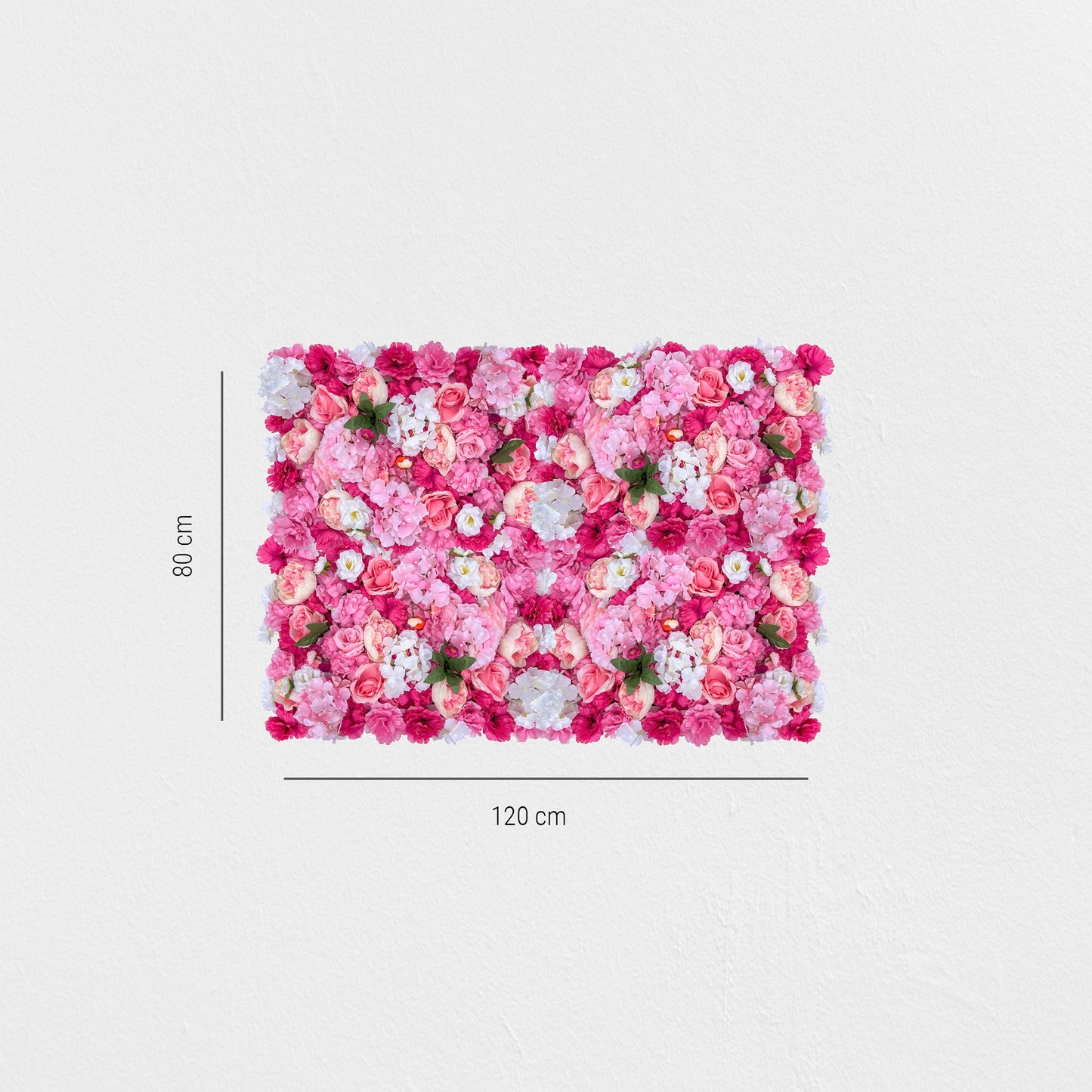 Blumenwand „MISS ROYAL“ aus Realtouch Kunstpflanzen