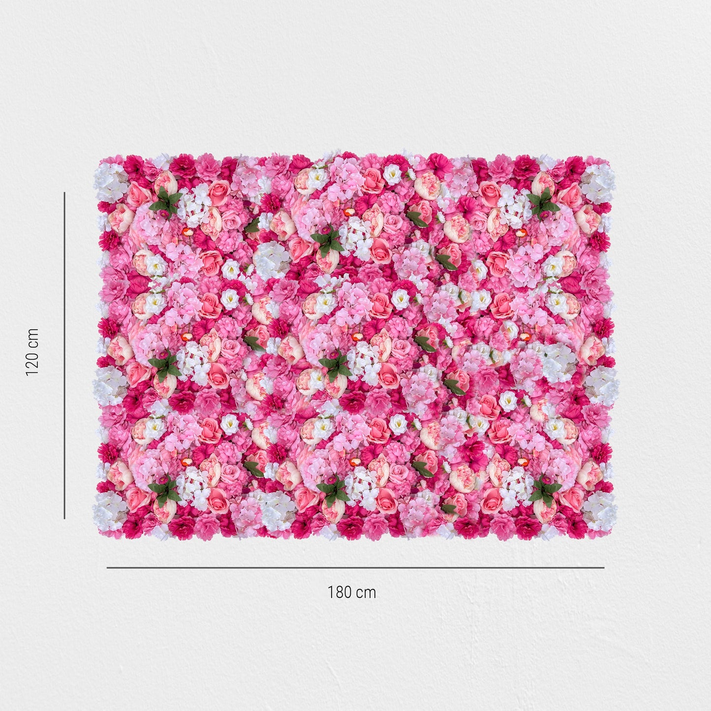Blumenwand „MISS ROYAL“ aus Realtouch Kunstpflanzen