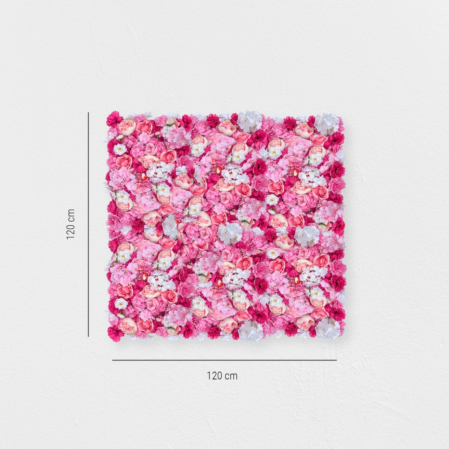 Blumenwand „MISS ROYAL“ aus Realtouch Kunstpflanzen