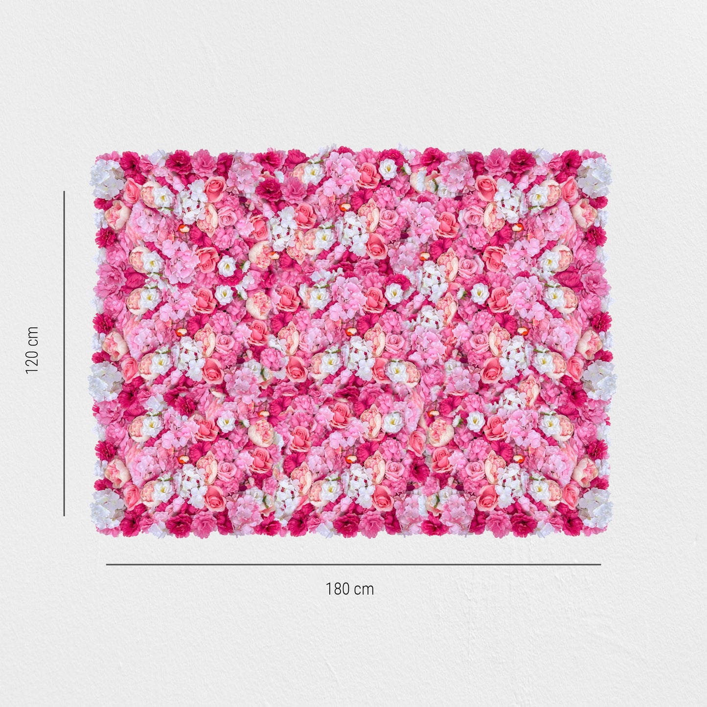 Blumenwand „MISS ROYAL“ aus Realtouch Kunstpflanzen