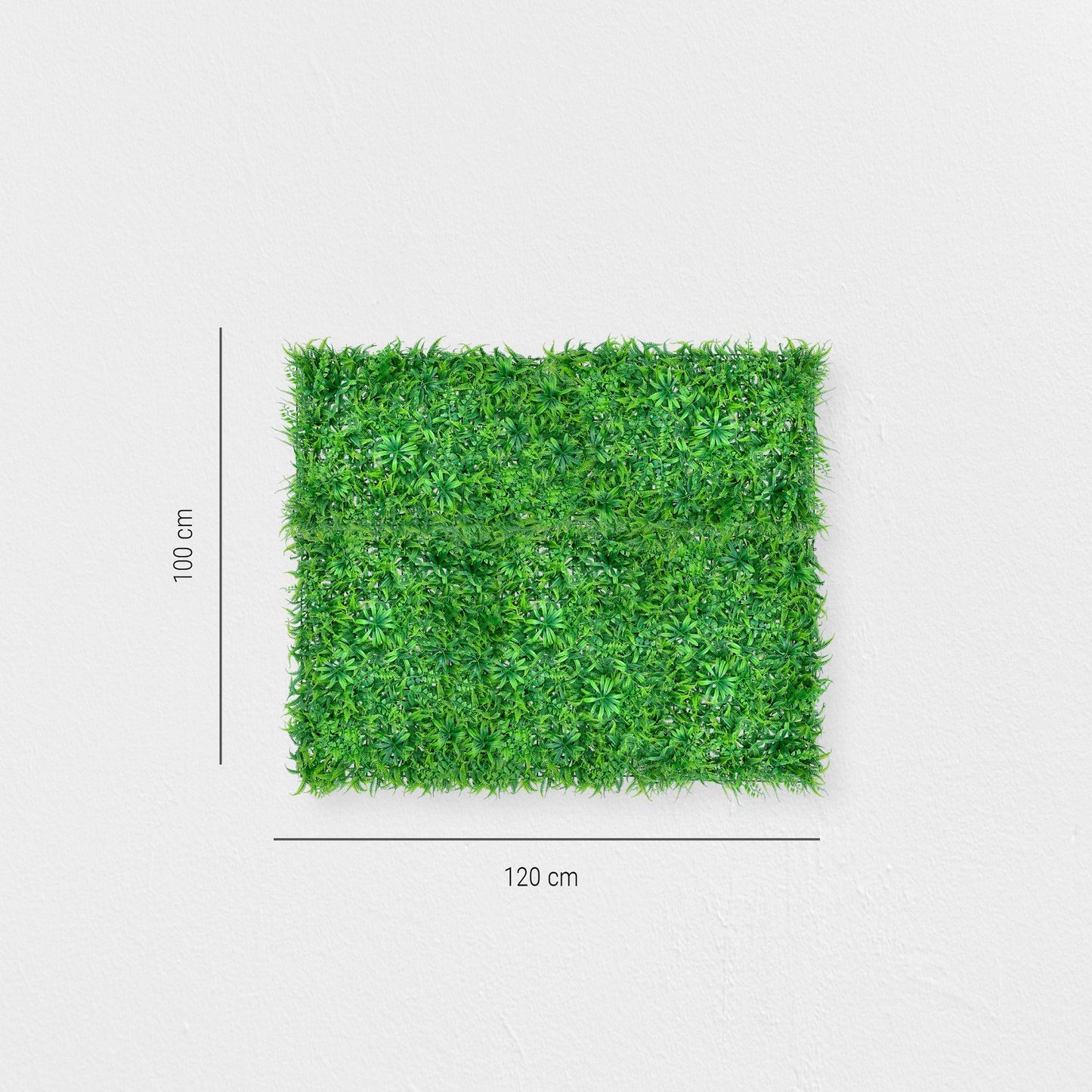 Pflanzenwand "DOUBLE & BUSCH" aus Realtouch Kunstpflanzen - nelliflower.de
