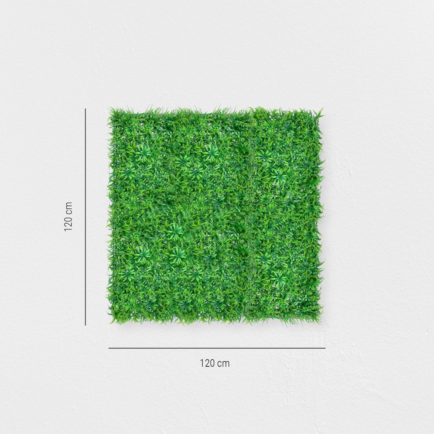 Pflanzenwand "DOUBLE & BUSCH" aus Realtouch Kunstpflanzen - nelliflower.de