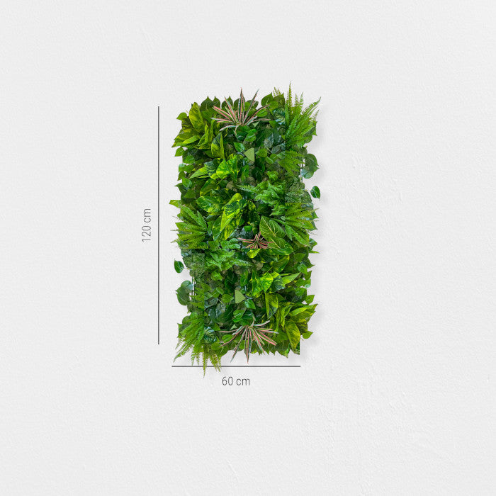 Pflanzenwand "URBAN JUNGLE" aus Realtouch Kunstpflanzen - nelliflower.de