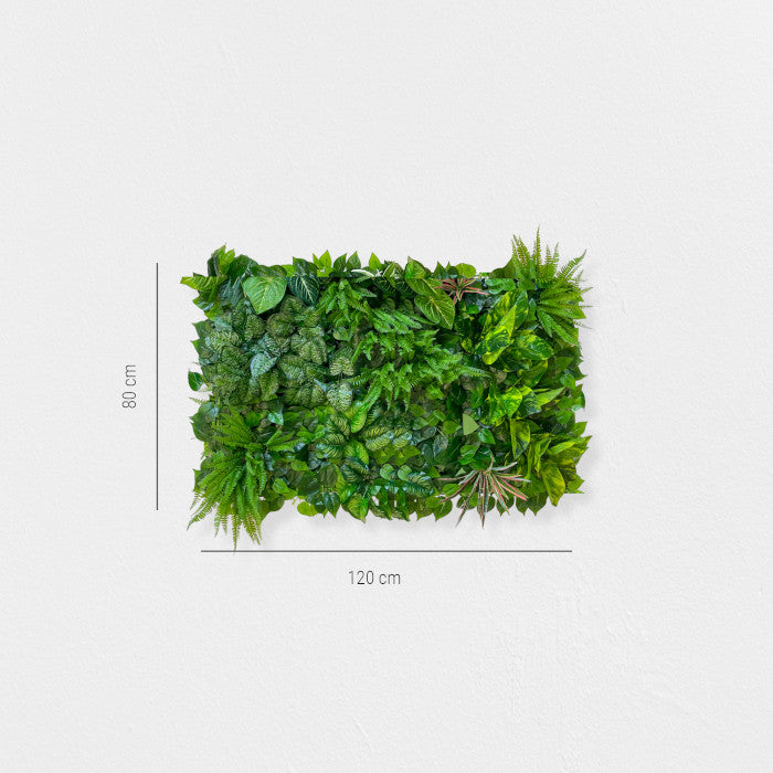 Pflanzenwand "URBAN JUNGLE" aus Realtouch Kunstpflanzen - nelliflower.de