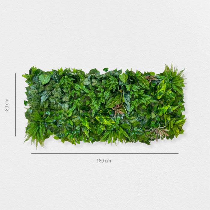 Pflanzenwand "URBAN JUNGLE" aus Realtouch Kunstpflanzen - nelliflower.de