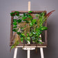 Plantframe/Pflanzenwand/Mooswand "PANAY" aus Realtouch Kunstpflanzen in Fichtenholzrahmen