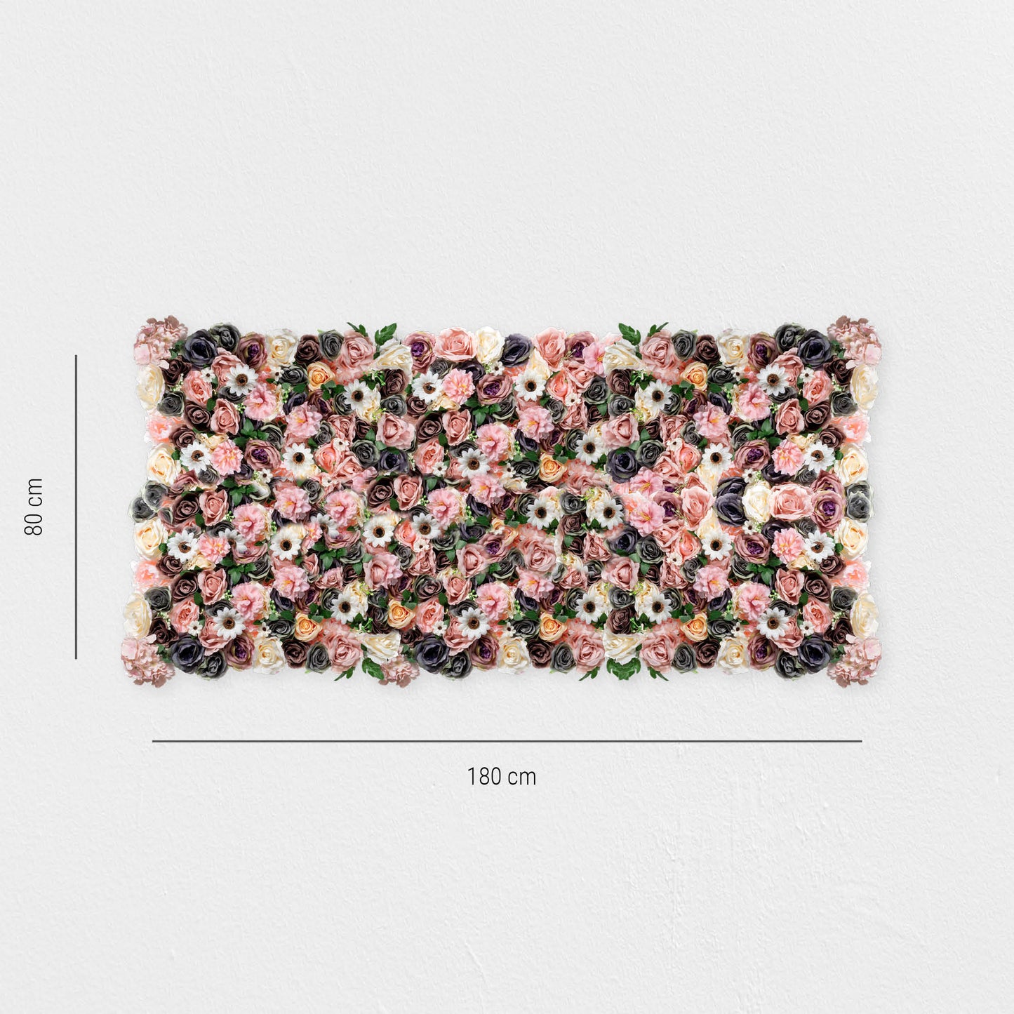 Flower wall "AUTUMN BREEZE" made of Realtouch artificial plants