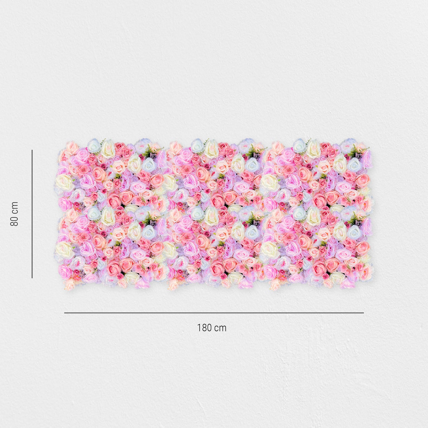 Flower wall "BLOOMYLICIOUS" made of Realtouch artificial plants