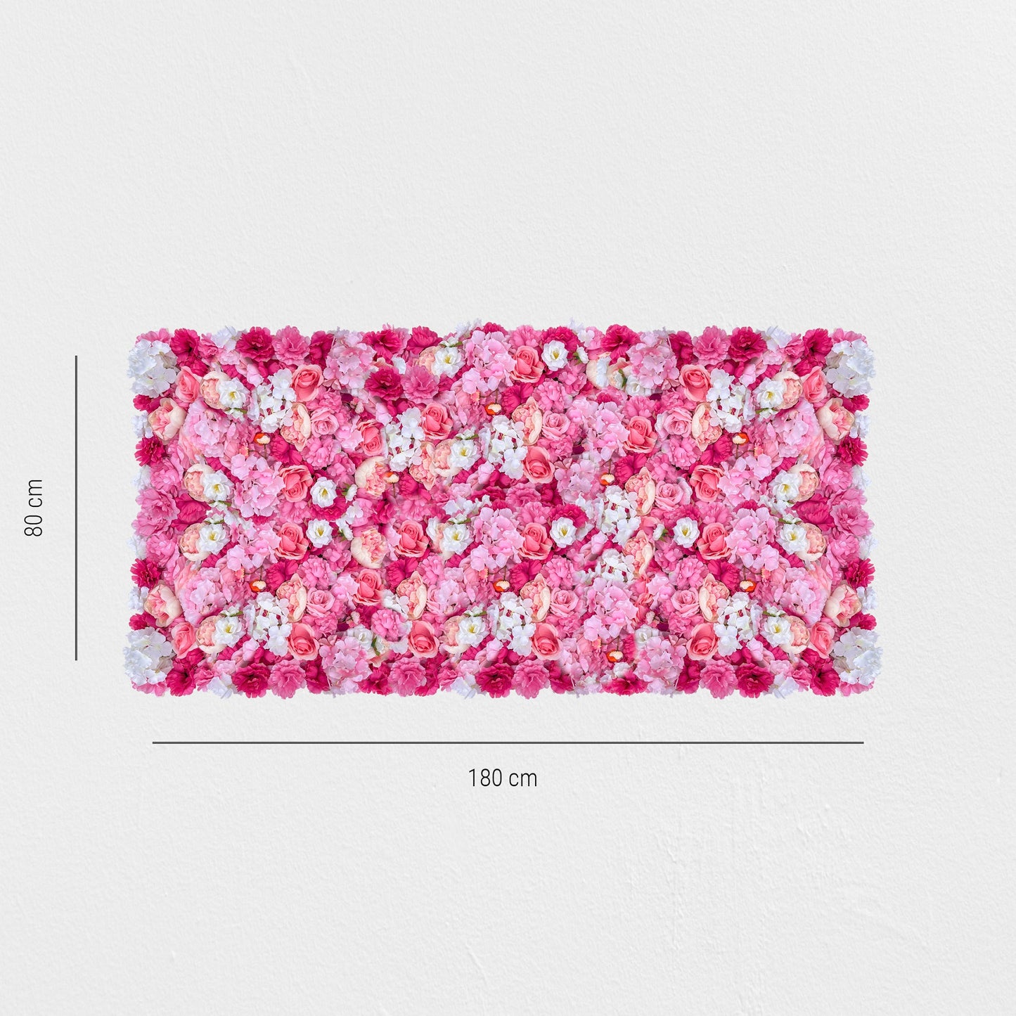 Flower wall "MISS ROYAL" made of Realtouch artificial plants