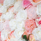 Flower wall "COTTON CANDY" made of Realtouch artificial plants