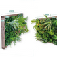 Plantframe/Pflanzenwand/Mooswand "BOGOTÁ" aus Realtouch Kunstpflanzen in Fichtenholzrahmen